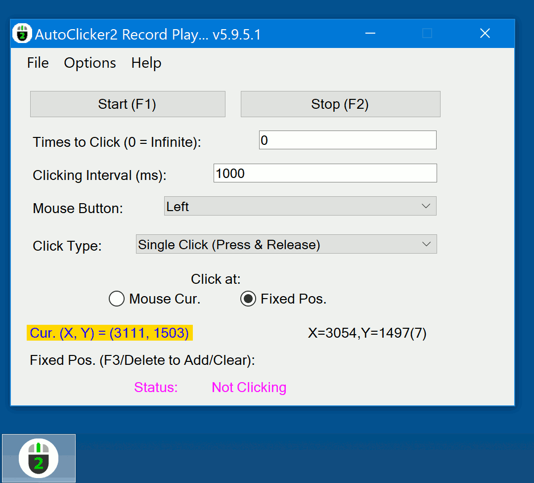 AutoClicker2 Record Play The Lists Of Mouse Clicks - How to record a mouse clicking sequence.